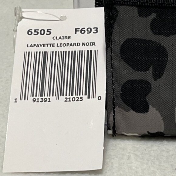 LE SPORTSAC Leopard Noir Bi-Fold Wallet NWT - Picture 13 of 15